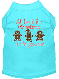 Christmas Pet Shirt "All I Want For Christmas Is A Few Good Men"