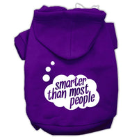 Pet Hoodie "Smarter Than Most People"