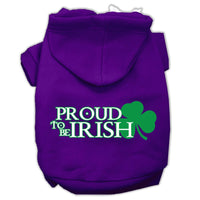 Pet Hoodie "Proud To Be Irish"