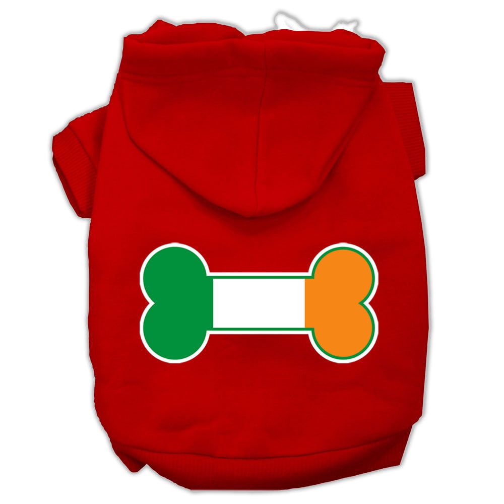 Pet Hoodie "Bone Shaped Ireland Flag"