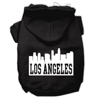 Pet Hoodie "Los Angeles Skyline"