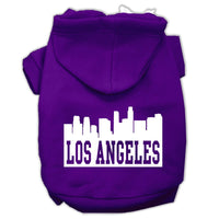 Pet Hoodie "Los Angeles Skyline"