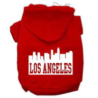 Pet Hoodie "Los Angeles Skyline"