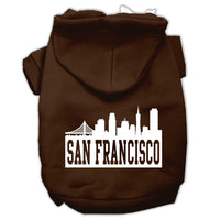 Pet Hoodie "San Francisco Skyline"