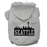 Pet Hoodie "Seattle Skyline"