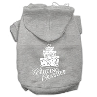 Pet Hoodie Screen Printed, "Wedding Crasher"