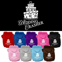 Pet Hoodie Screen Printed, "Wedding Crasher"