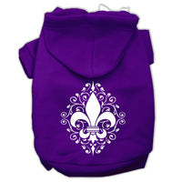 Pet Hoodie "Henna Fleur De Lis"