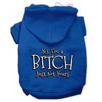 Pet Hoodie "Yes, I'm A Bitch, Just Not Yours"