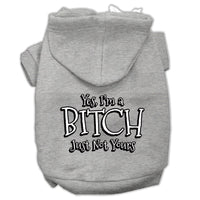 Pet Hoodie "Yes, I'm A Bitch, Just Not Yours"