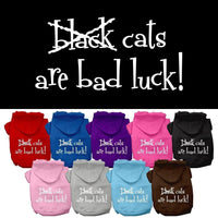Halloween Pet Hoodie "Black Cats Are Bad Luck"