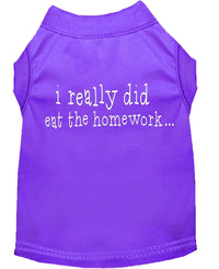 Pet Shirt "I Really Did Eat The Homework"