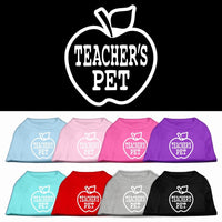 Pet Shirt Screen Printed, "Teacher's Pet"