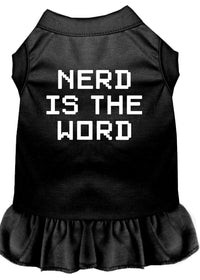 Pet Dress "Nerd Is The Word"