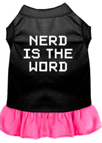 Pet Dress "Nerd Is The Word"