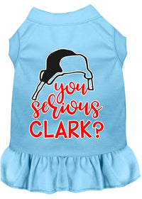 Christmas Pet Dress Screen Printed, "You Serious Clark?"