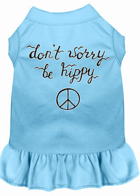 Pet Dress "Don't Worry, Be Hippy"