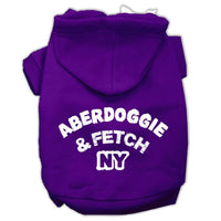 Pet Hoodie "Aberdoggie & Fetch NY"