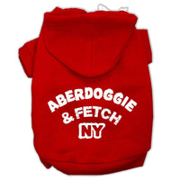 Pet Hoodie "Aberdoggie & Fetch NY"