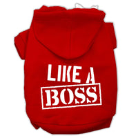 Pet Hoodie "Like A Boss"