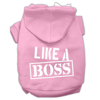 Pet Hoodie "Like A Boss"