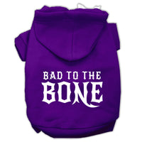 Pet Hoodie "Bad To The Bone"