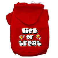 Halloween Pet Hoodie "Lick or Treat"