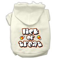 Halloween Pet Hoodie "Lick or Treat"