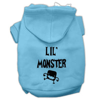 Halloween Pet Hoodie Screen Printed, "Lil Monster"