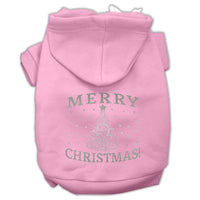 Christmas Pet Hoodie Screen Printed, "Shimmer Christmas Tree"
