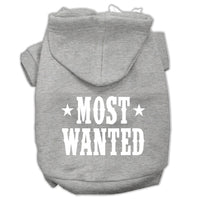 Pet Hoodie "Most Wanted"