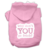 Pet Hoodie Screen Printed, "Fetch"