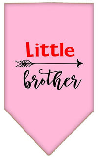 Pet and Dog Bandana Screen Printed, "Little Brother"