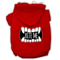Pet Hoodie "Bite Me"