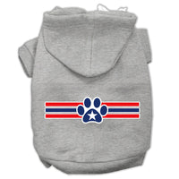 Pet Hoodie "Patriotic Star Paw"