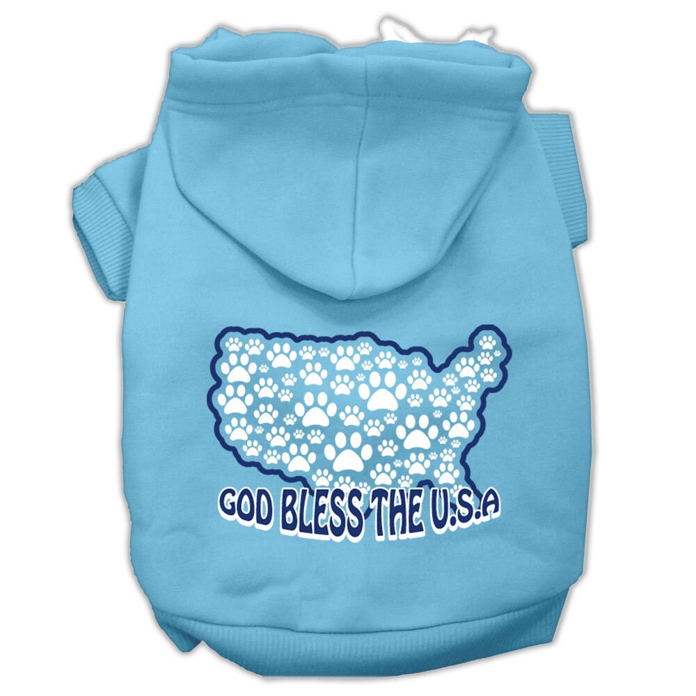 Pet Hoodie "God Bless The USA"