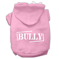 Pet Hoodie Screen Printed, "Bully"