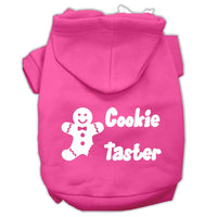 Christmas Pet Hoodie Screen Printed, "Cookie Taster"