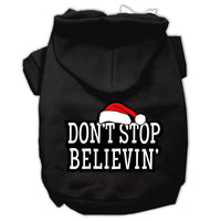 Christmas Pet Hoodie, "Don't Stop Believin"