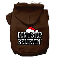 Christmas Pet Hoodie, "Don't Stop Believin"