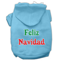 Christmas Pet Hoodie "Feliz Navidad"