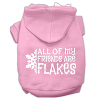 Christmas Pet Hoodie "All Of My Friends Are Flakes"