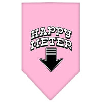 Pet and Dog Bandana Screen Printed, "Happy Meter"