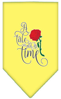 Pet and Dog Bandana Screen Printed, "Timeless Tale"