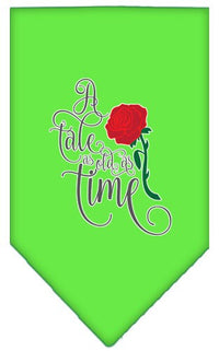 Pet and Dog Bandana Screen Printed, "Timeless Tale"