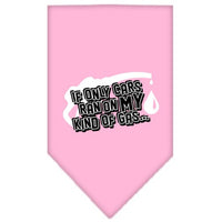 Pet and Dog Bandana Screen Printed, "If Only Cars Ran On My Kind Of Gas"