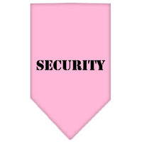 Pet and Dog Bandana Screen Printed, "Security"