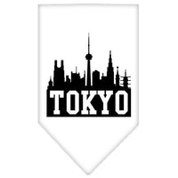 Pet and Dog Bandana Screen Printed, "Tokyo Skyline"