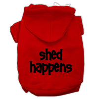 Pet Hoodie "Shed Happens"