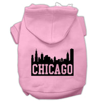 Pet Hoodie "Chicago Skyline"